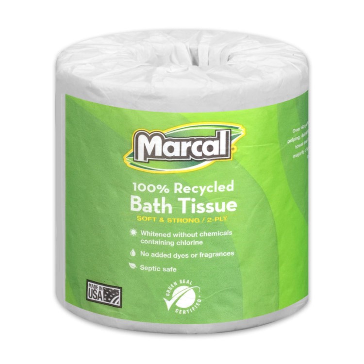 Marcal - Recycled Soft _ Strong Two-Ply 48 Roll Bath Tissue GS1